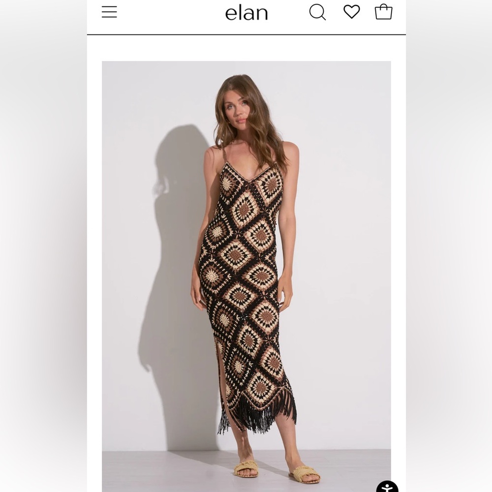 Elan Aleki crochet maxi
